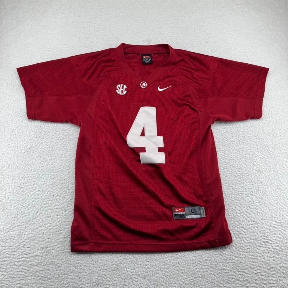Nike Team Alabama Crimson Tide TJ Yeldon #4 Jersey Youth Large Red Stitched
